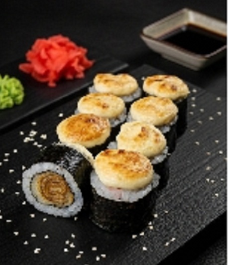 Запечённый мини с омлетом ЧБ