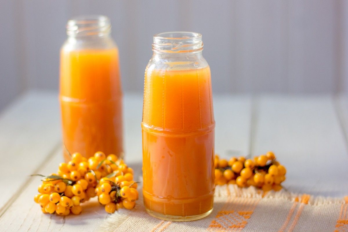Морс из облепихи.