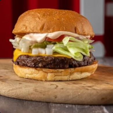 Чизбургер с двойным сыром