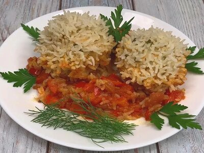 Ёжики с подливкой