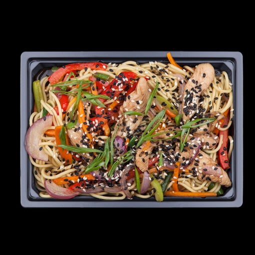 Wok лапша яичная + говядина