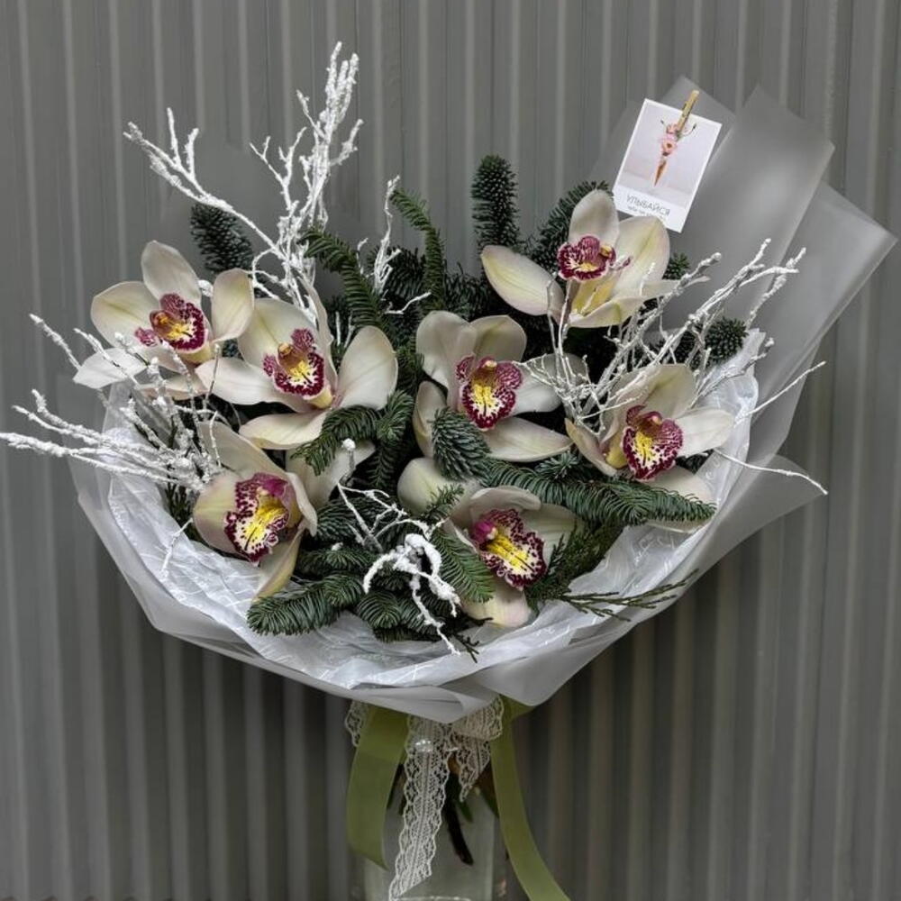 Орхидеи в снегу