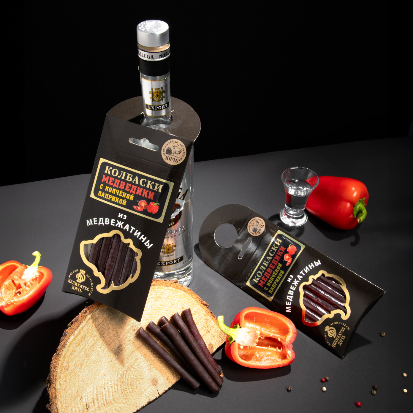 Колбаски "Медведики" с копчёной паприкой