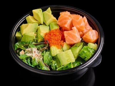 Поке с лососем