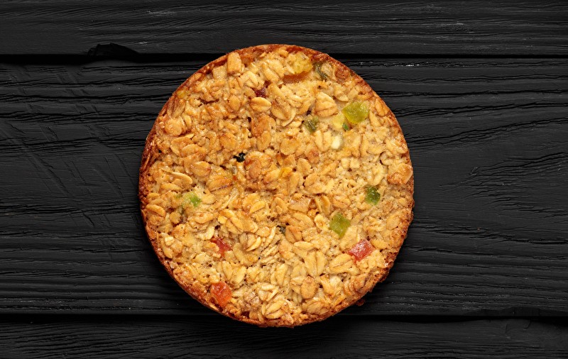 Овсяное печенье с цукатами