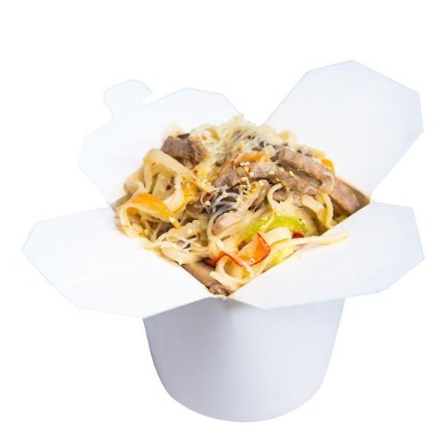 Вок карбонара курица с грибами