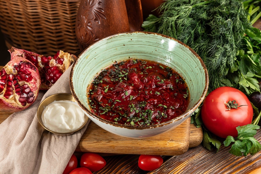 Борщ с говядиной