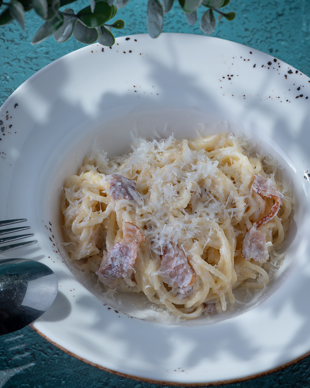 Карбонара с беконом
