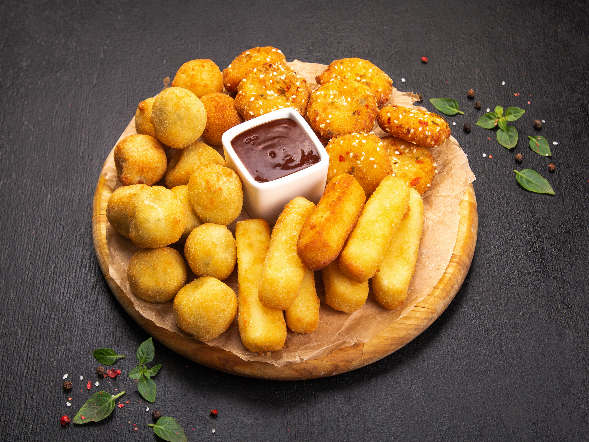 Ассорти закусок сырное