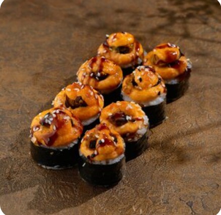 Ролл запеченный с мидиями