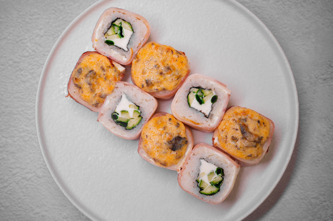 Бекон и Грибы