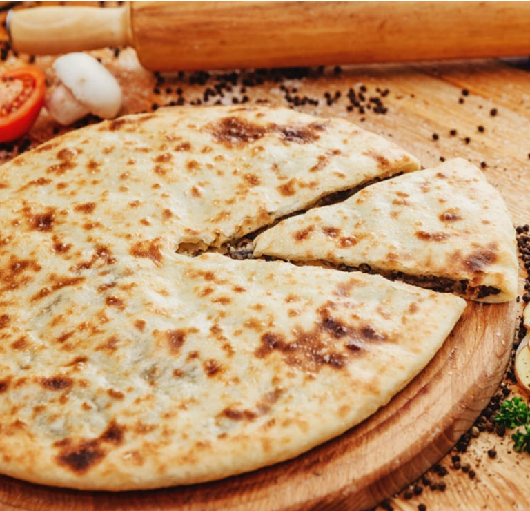 С картофелем, луком и грибами 1000 г