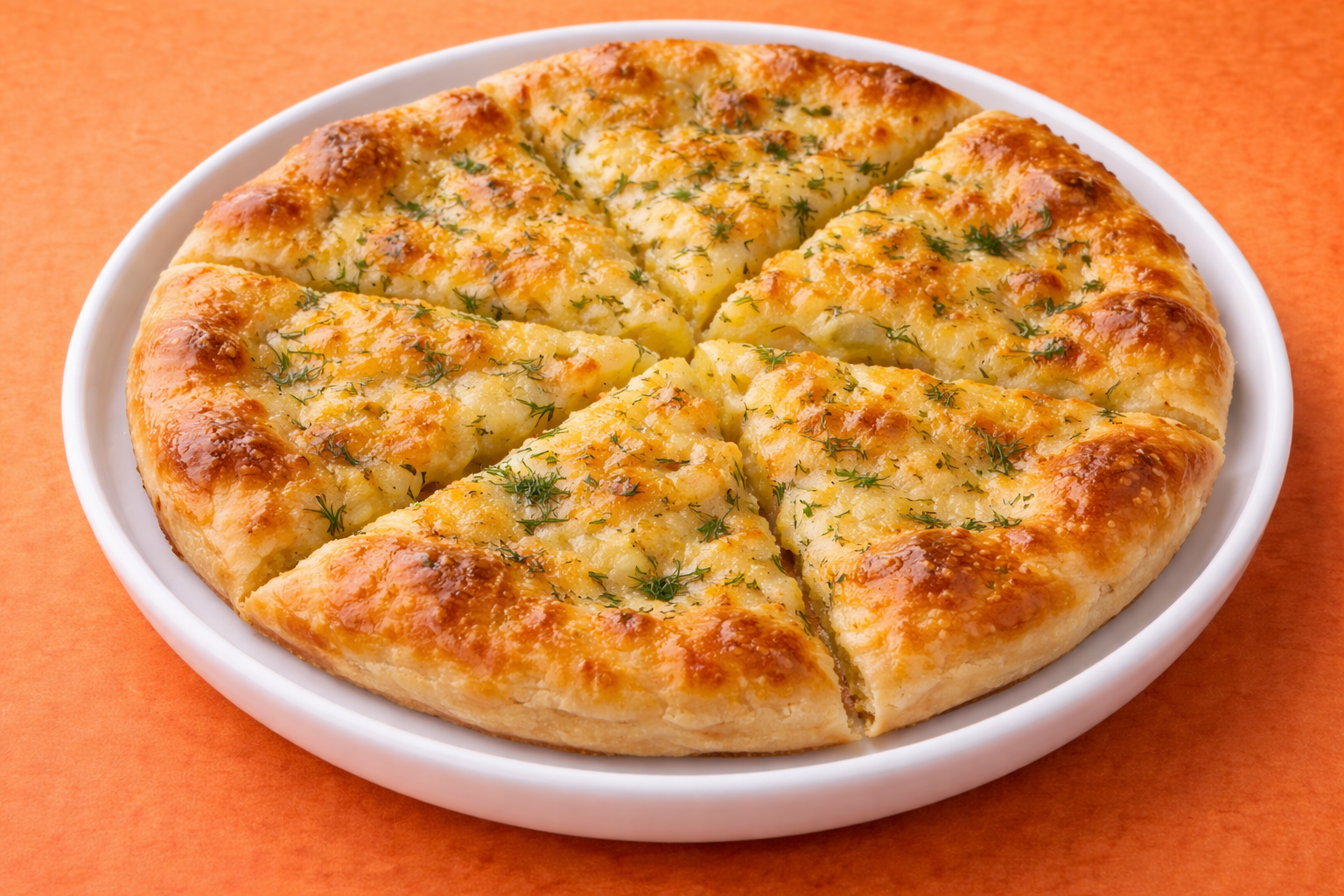 Осетинские пирог с картофелем и сыром