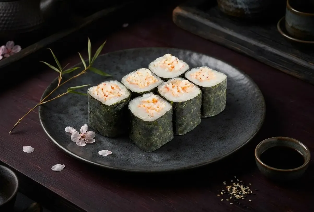Ролл с крабом острый