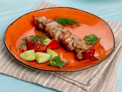 Шашлычок из куриного бедра