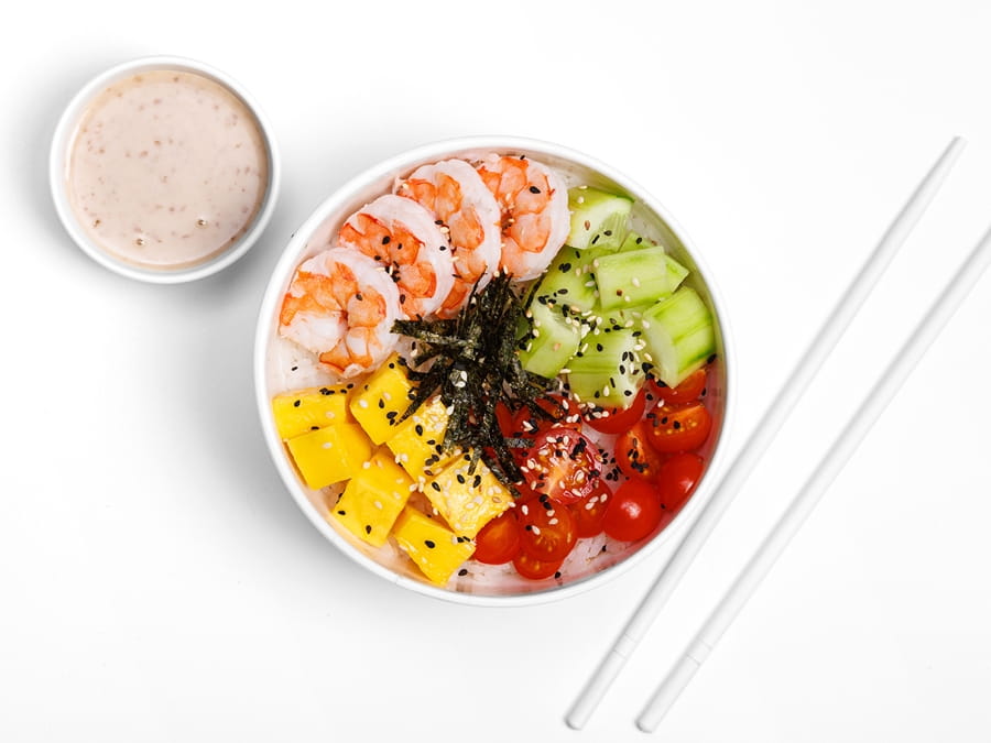 Поке с креветкой