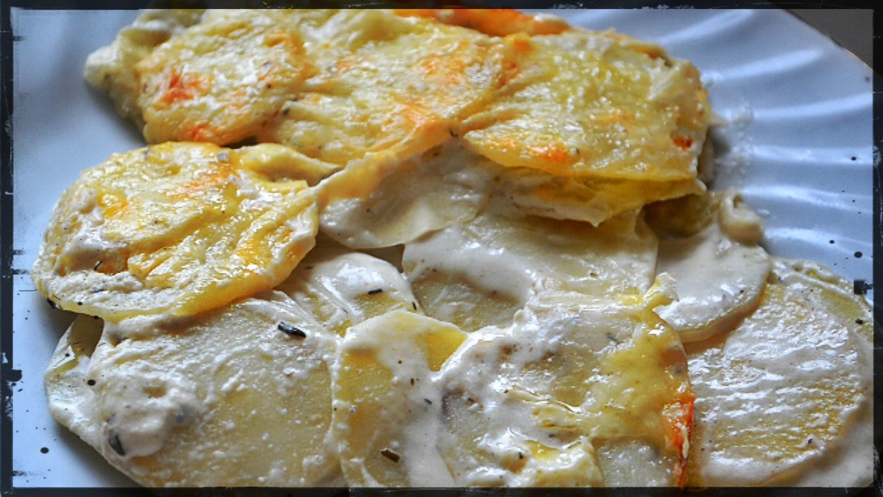 №100. Картофель в сметанном соусе