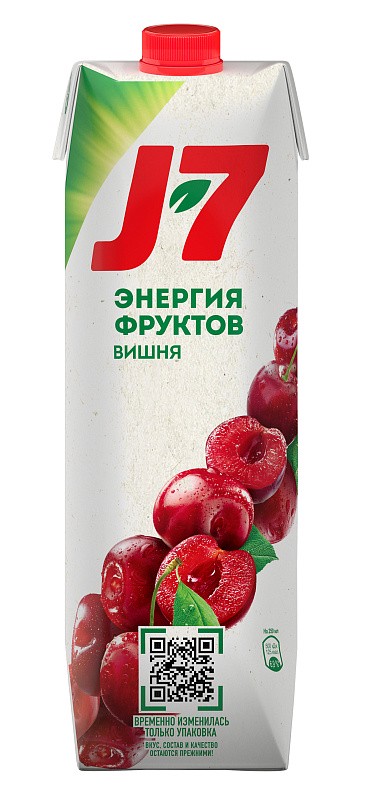 Сок J7 Вишня 1л