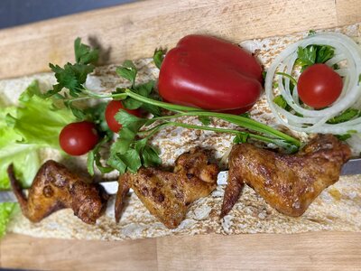 Шашлык из куриных крыльев