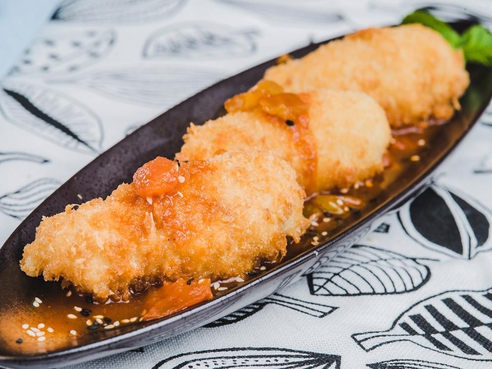 Филе трески с томатным кули