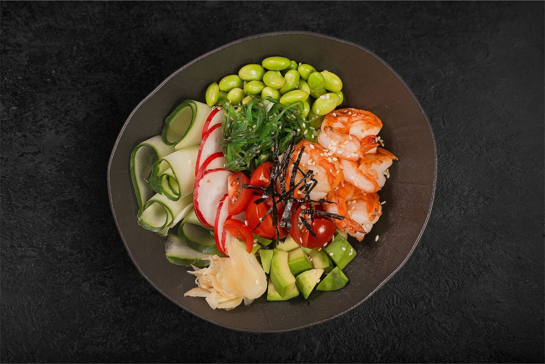 Поке с креветкой