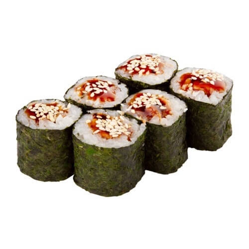 Маки с угрем