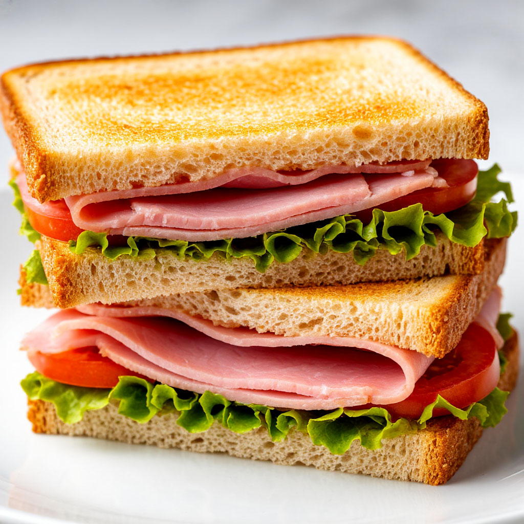 Сендвич с ветчиной