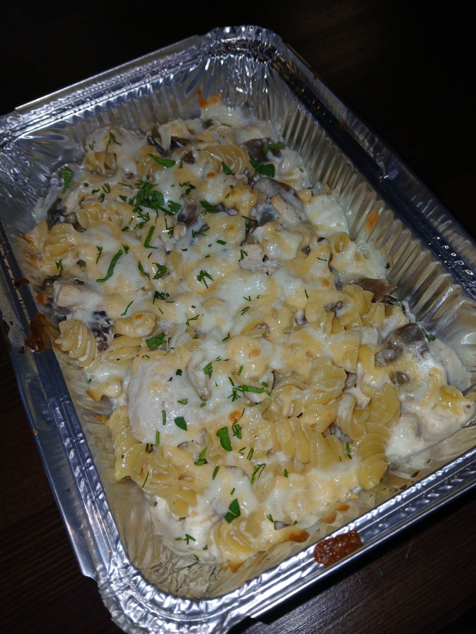 Фузилли "Кура-грибы"