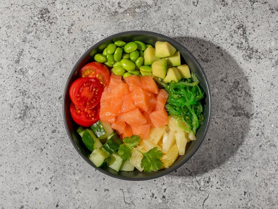 Поке с лососем