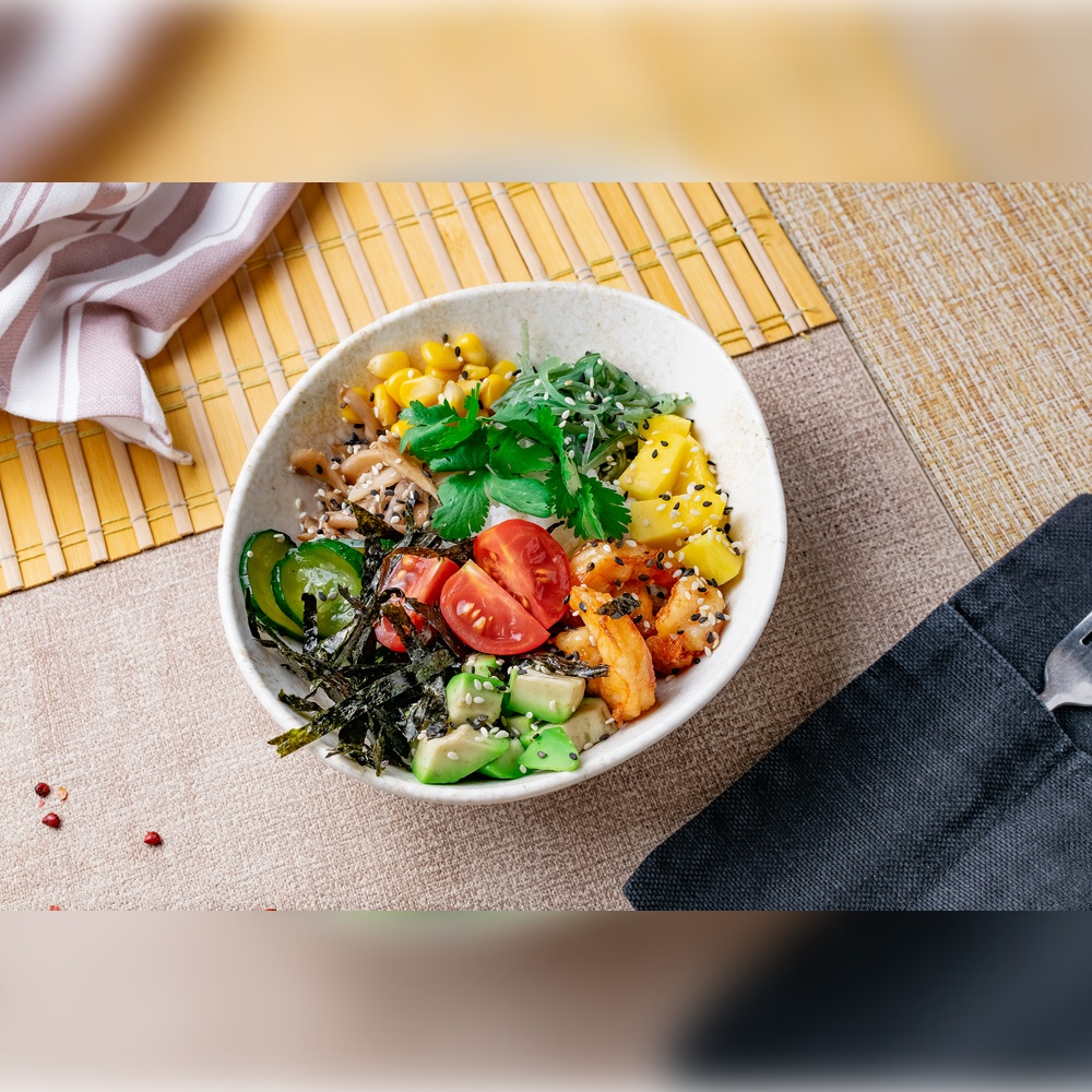 Поке с креветкой