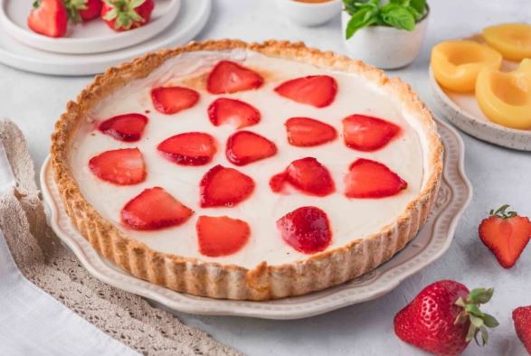 Клубничный киш