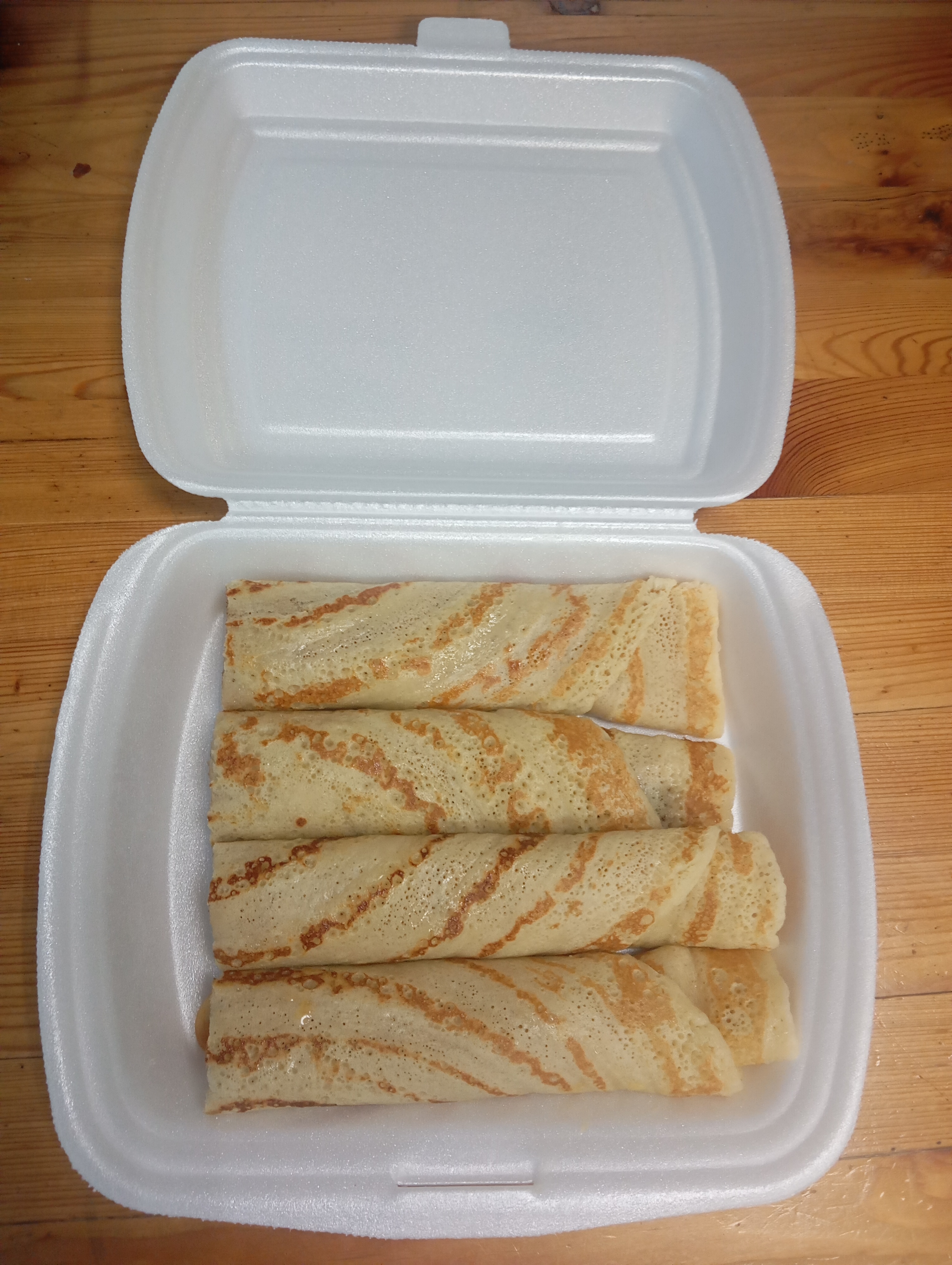Мега блин с пастой из фундука
