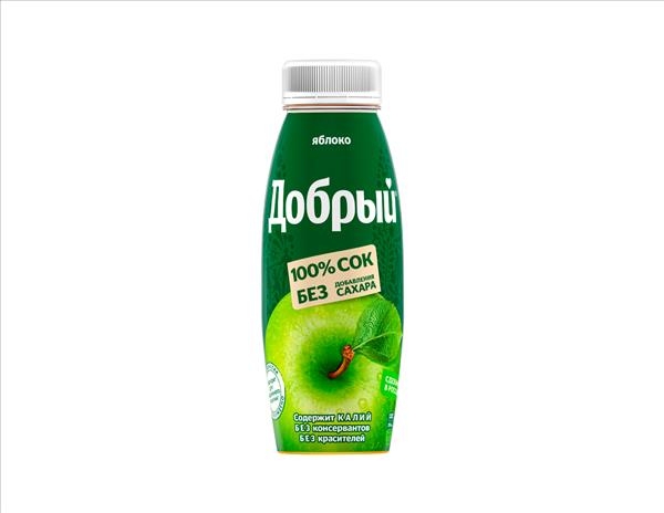 Сок яблочный Добрый 0,3 л