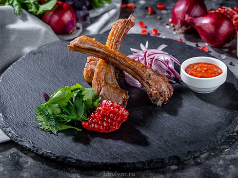 Шашлык из бараньей корейки