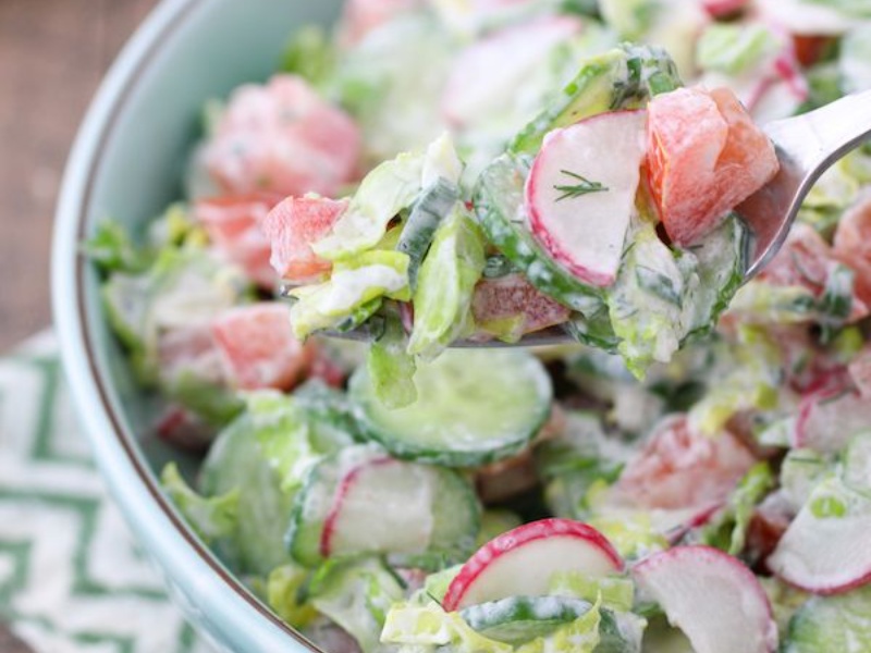 Овощной со сметаной