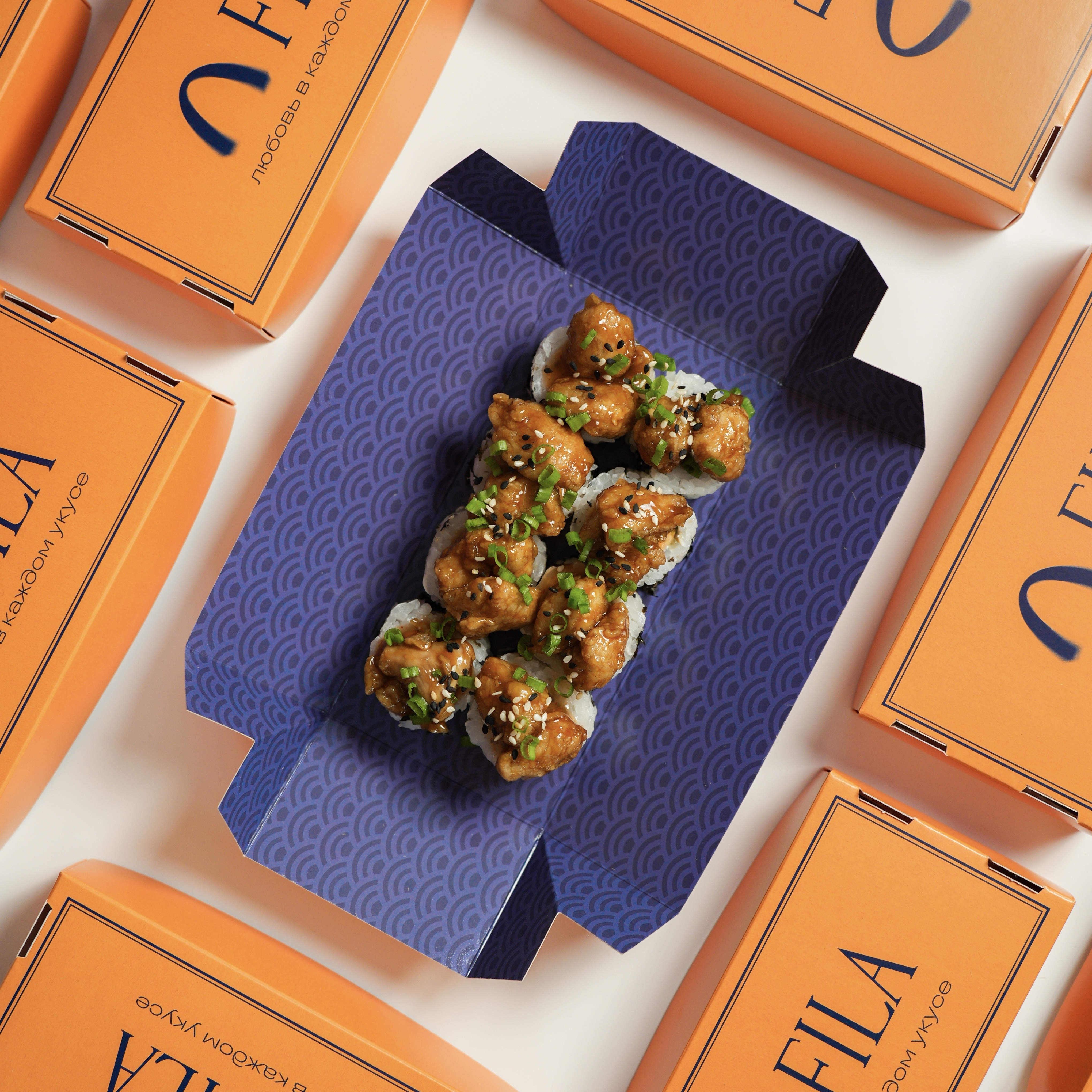 Ролл с курицей