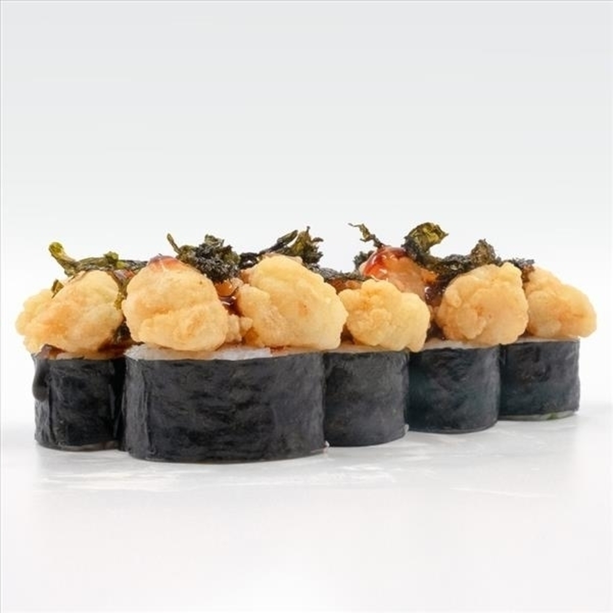 Ролл темпура с креветкой попкорн