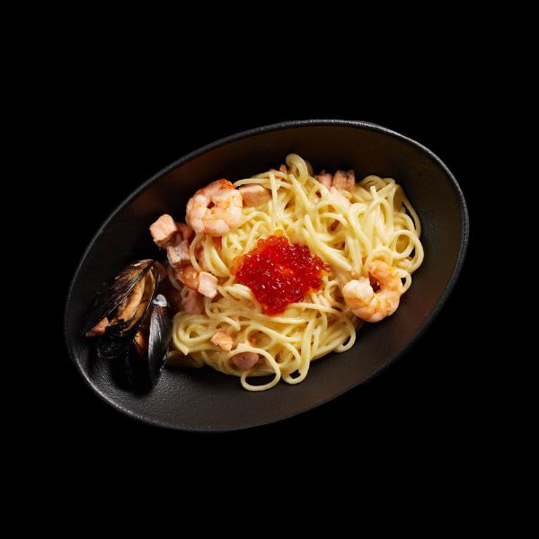 Сливочная паста с морепродуктами