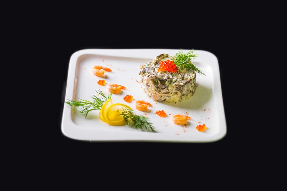 Салат с морепродуктами