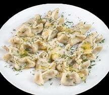 Вареники с картофелем и салом