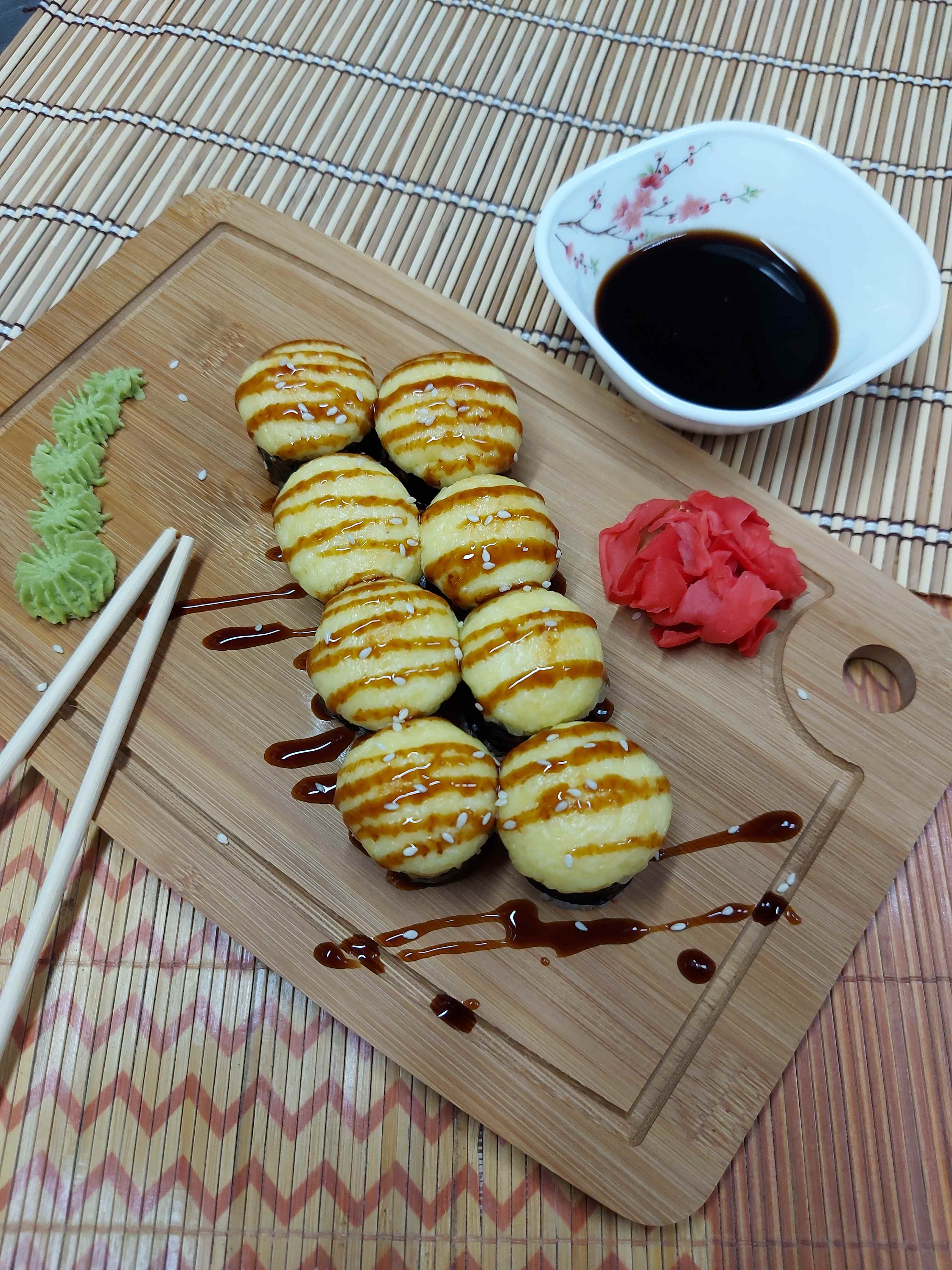Запеченный с курицей