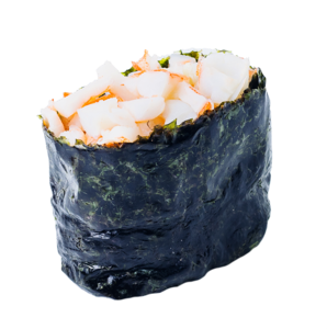 Гункан с креветкой тигровой
