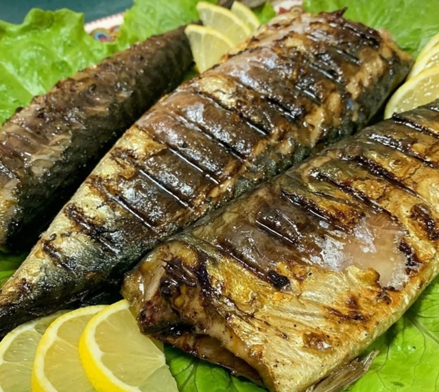 Скумбрия на мангале
