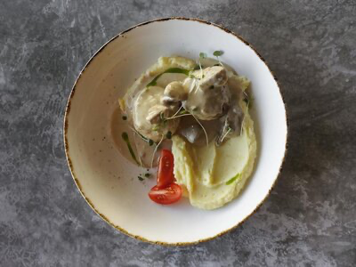 Котлеты из индейки с картофельным пюре