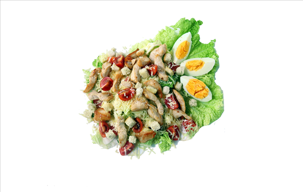 Салат Цезарь с курицей