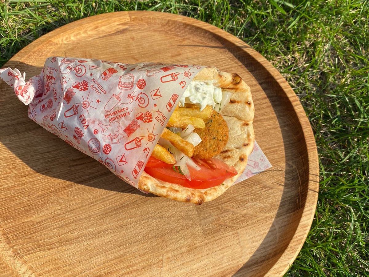 Закрытый гирос курица