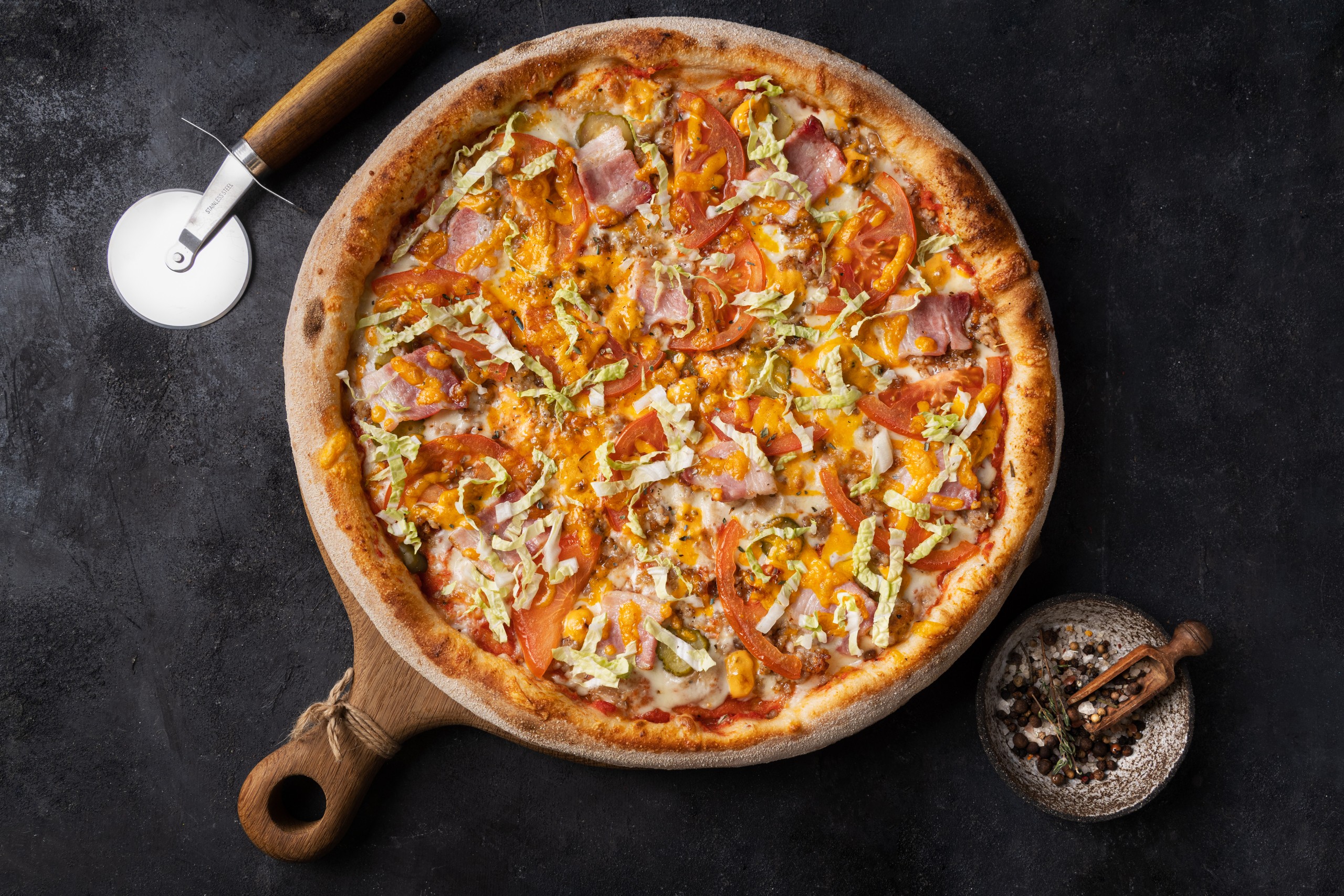 Мясной Бургер (35см)