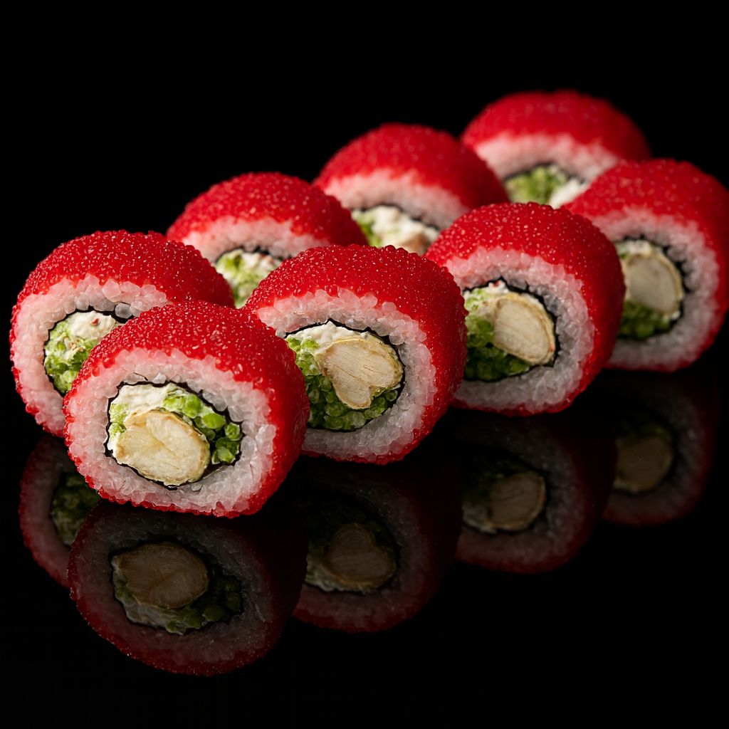 Ролл Калифорния с креветкой