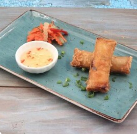 Хрустящий спринг-ролл с креветкой