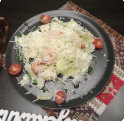 Цезарь с креветками